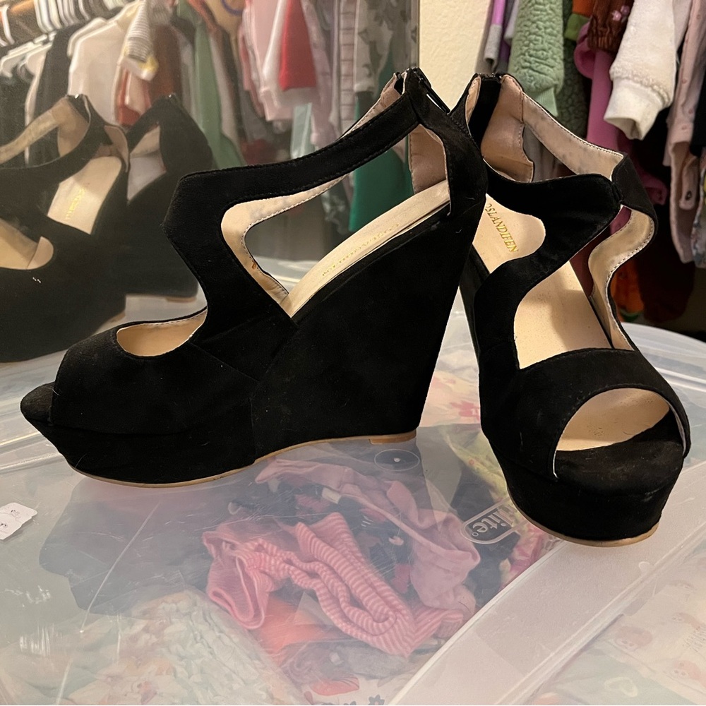 Loslandifen wedged heels